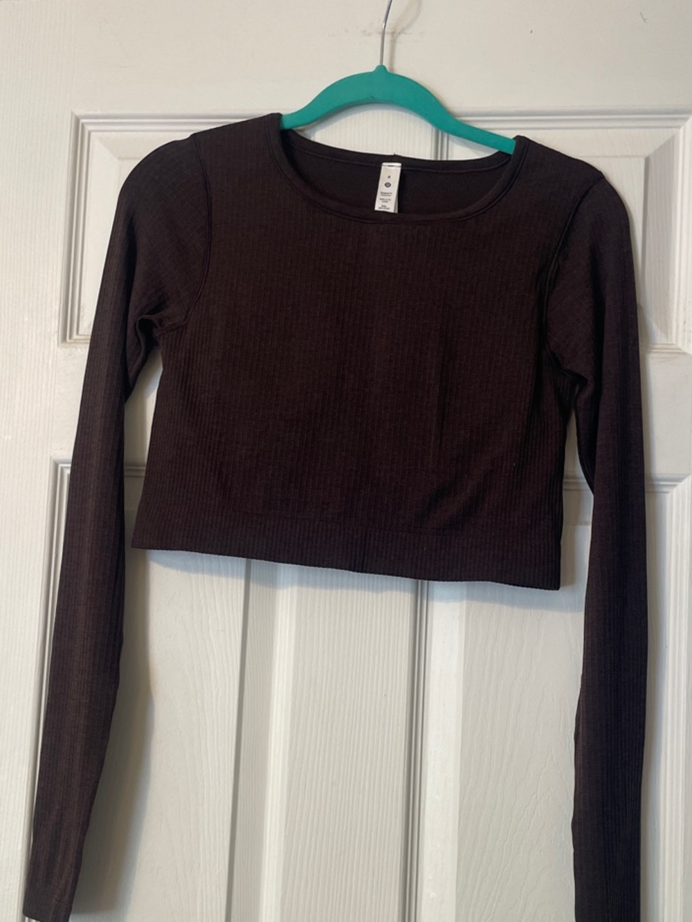 lululemon athletica Ebb to Street Long Sleeve Top - French Press (Dark Brown) - Picture 3 of 10